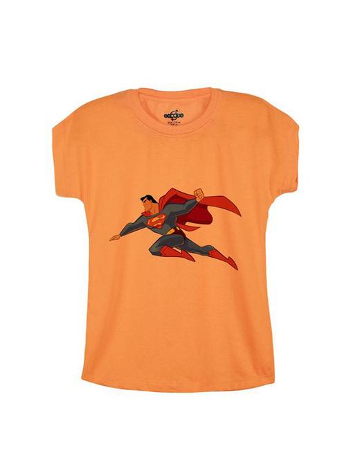 orange cotton t-shirt - 14546996 - Very Small Image - 1