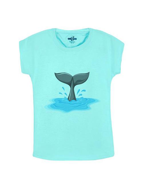 blue cotton tee - 14547004 - Standard Image - 1