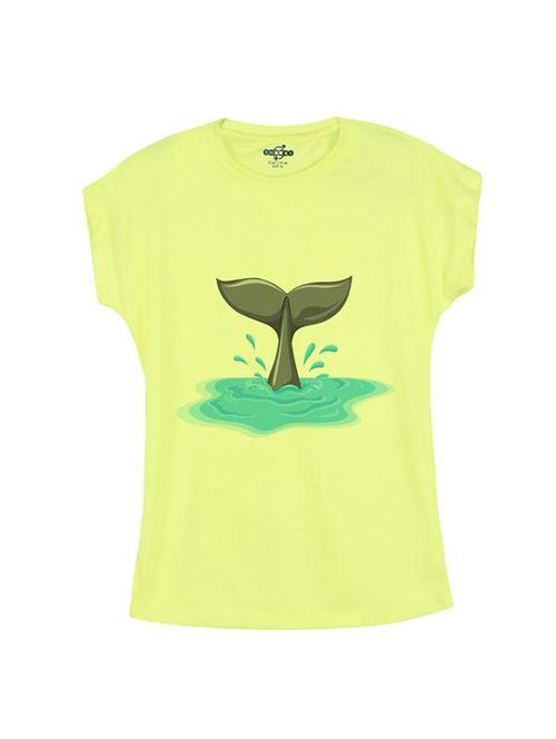yellow cotton tee - 14547005 - Standard Image - 1