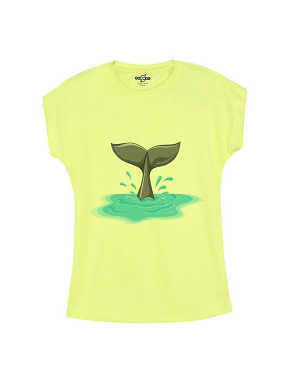 yellow cotton tee - 14547005 - Zoom Image - 1