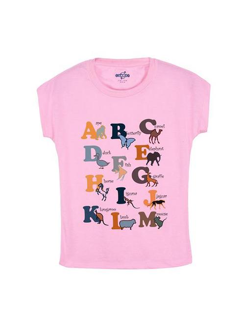 pink cotton tee - 14547022 - Standard Image - 1