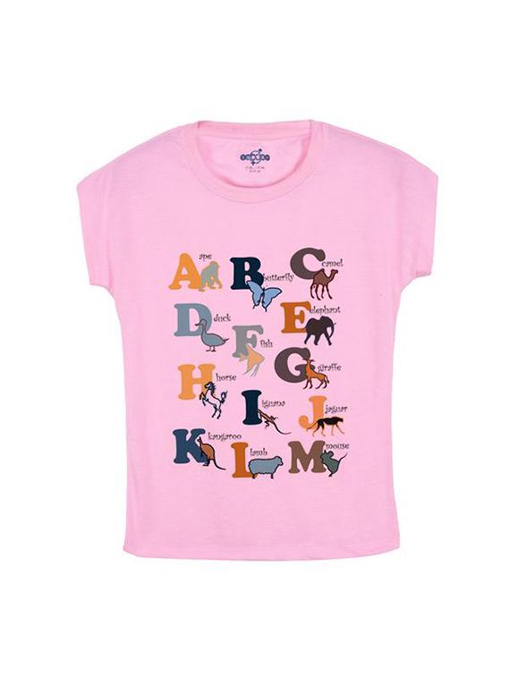 pink cotton tee - 14547022 - Zoom Image - 1