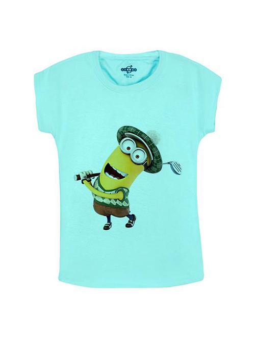 blue cotton tee - 14547024 - Very Small Image - 1