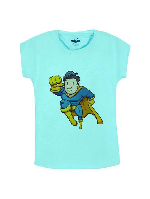 blue cotton tee - 14547044 - Standard Image - 1