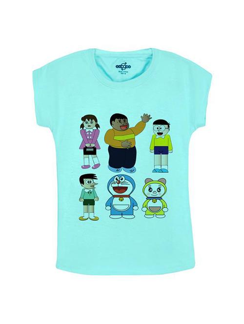 blue cotton tee - 14547054 - Very Small Image - 1