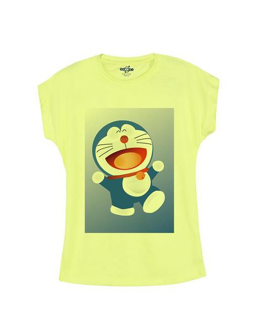 yellow cotton tee - 14547060 - Very Small Image - 1