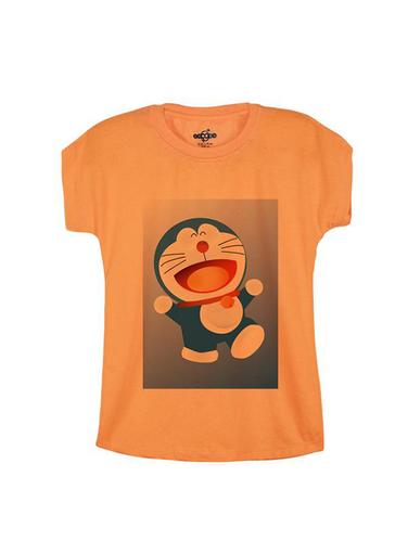 orange cotton tee - 14547061 - Very Small Image - 1