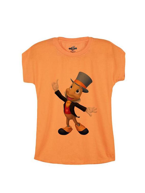 orange cotton tee - 14547066 - Zoom Image - 1
