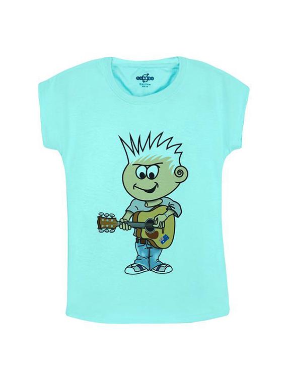 blue cotton t-shirt - 14547069 - Zoom Image - 1