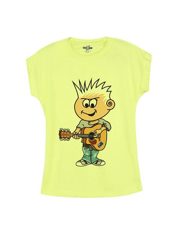 yellow cotton t-shirt - 14547070 - Zoom Image - 1