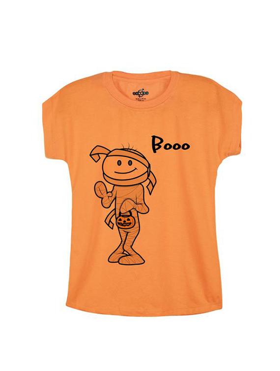 orange cotton tee - 14547076 - Zoom Image - 1