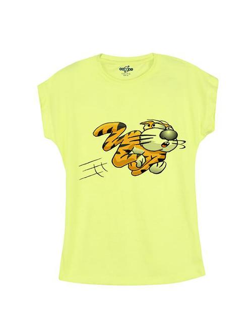 yellow cotton tee - 14547080 - Standard Image - 1