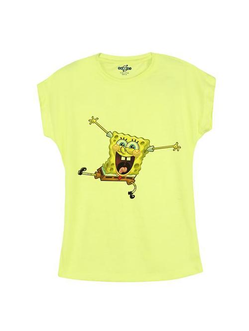 yellow cotton tee - 14547090 - Very Small Image - 1
