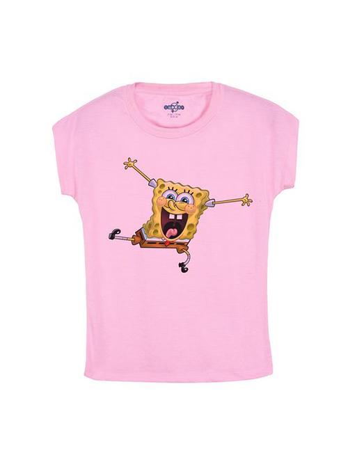 pink cotton tee - 14547092 - Very Small Image - 1