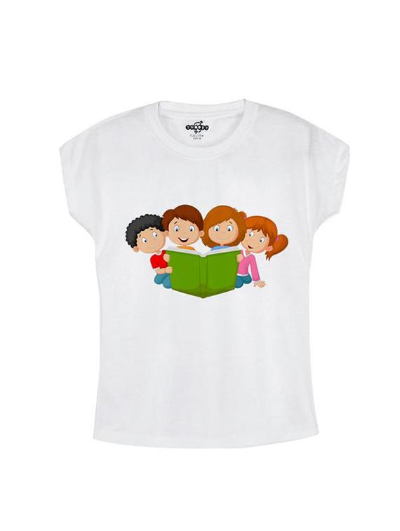 white cotton tee - 14547103 - Zoom Image - 1