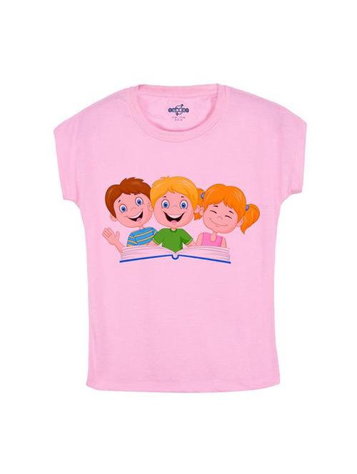 pink cotton tee - 14547107 - Standard Image - 1