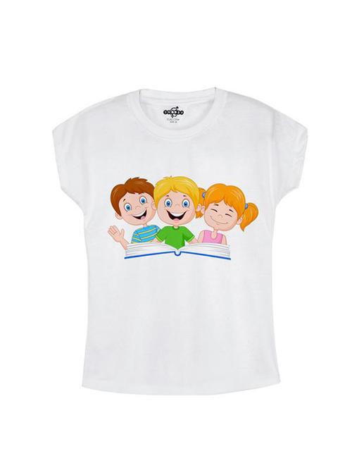 white cotton tee - 14547108 - Standard Image - 1