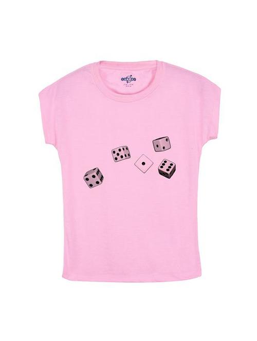pink cotton tee - 14547112 - Standard Image - 1