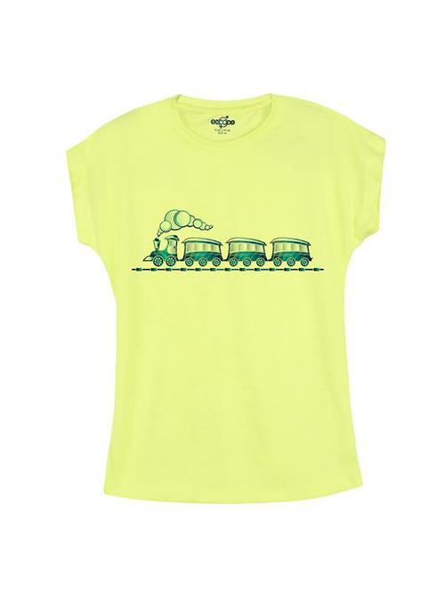 yellow cotton tee - 14547115 - Standard Image - 1