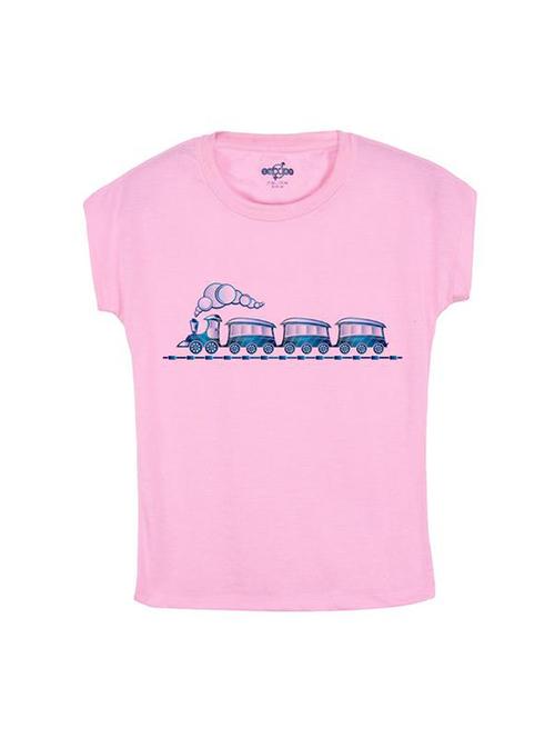 pink cotton tee - 14547117 - Standard Image - 1