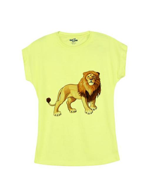 yellow cotton tee - 14547120 - Standard Image - 1