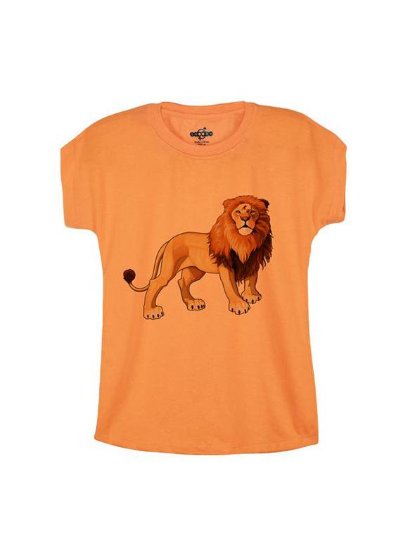 orange cotton tee - 14547121 - Zoom Image - 1