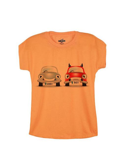 orange cotton t-shirt - 14547136 - Standard Image - 1