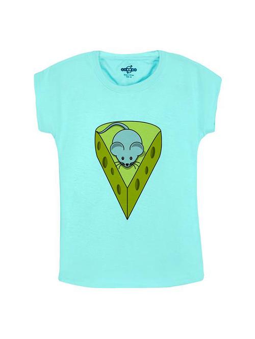 blue cotton tee - 14547139 - Standard Image - 1