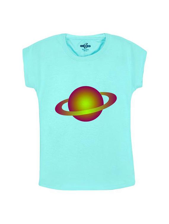blue cotton tee - 14547149 - Zoom Image - 1