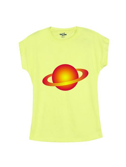yellow cotton tee - 14547150 - Standard Image - 1
