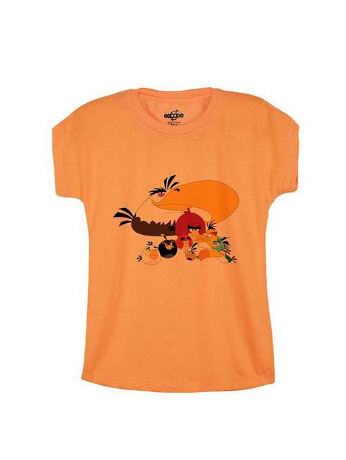 orange cotton tee - 14547156 - Standard Image - 1