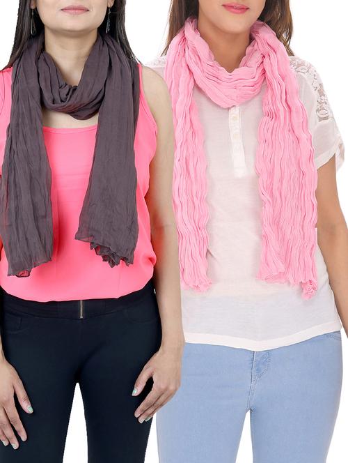 multi cotton scarf - 14547361 - Standard Image - 1