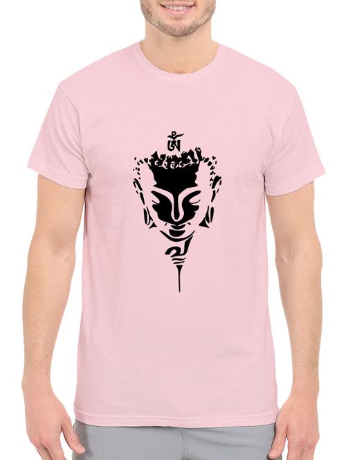 pink cotton chest print tshirt - 14547424 - Standard Image - 1
