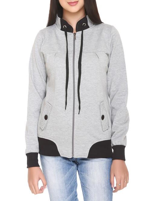 grey fleece sweatshirt - 14547459 - Very Small Image - 1