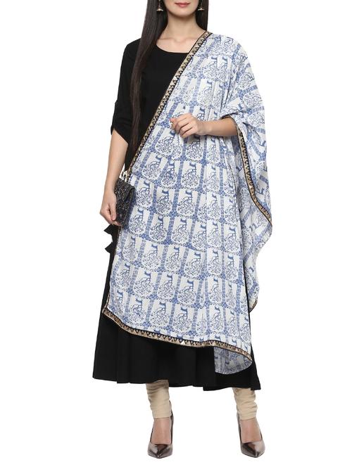 black rayon flared kurta - 14547706 - Very Small Image - 1