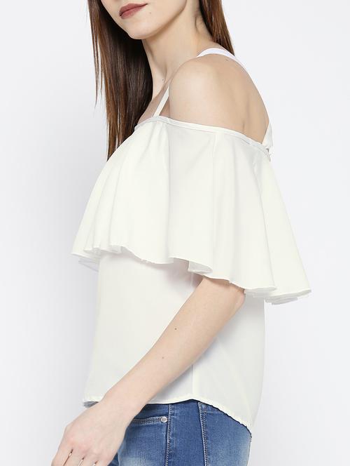 white layered top - 14547760 - Standard Image - 1