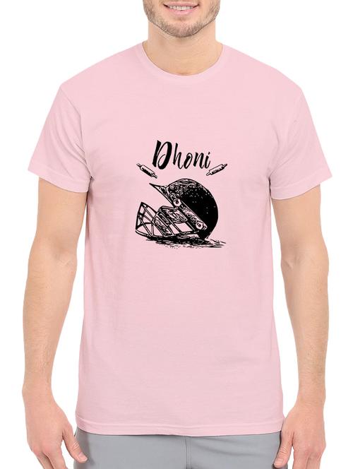 pink cotton chest print tshirt - 14548086 - Standard Image - 1