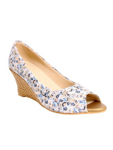 blue slip on wedge - 14548291 - Very Small Image - 1