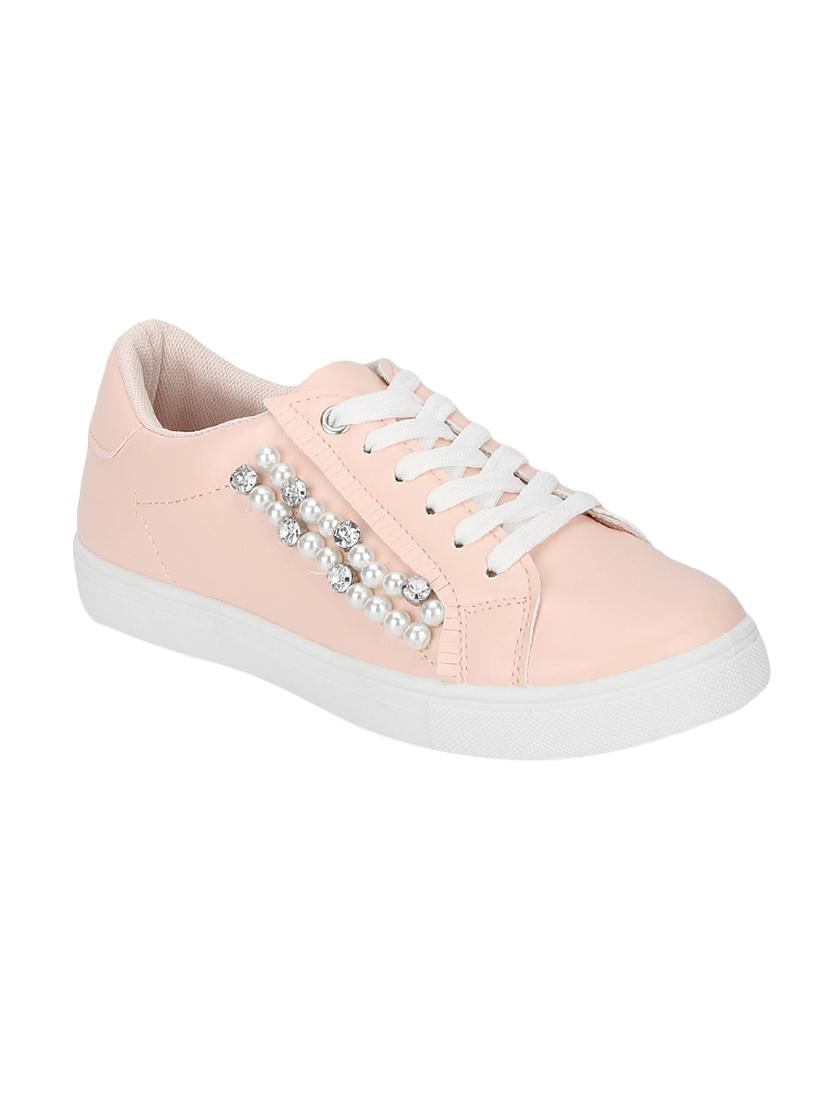 pink lace-up sneaker - 14549954 - Zoom Image - 1