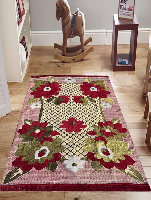 Cotton Designer Printed Carpet - 14550174 - Very Small Image - 1