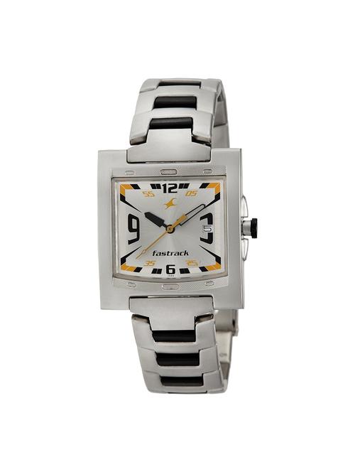Fastrack Core Analog Silver Dial Men's Watch - NE1229SM04 - 14552389 - Very Small Image - 1
