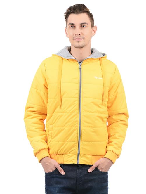 yellow polyester quilted jacket - 14552456 - Very Small Image - 1