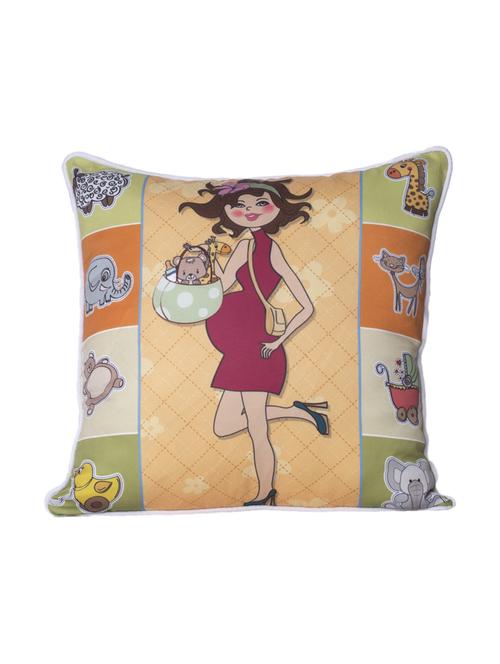 Printed Polyester Set of 5 Cushion Covers - 14553347 - Very Small Image - 1