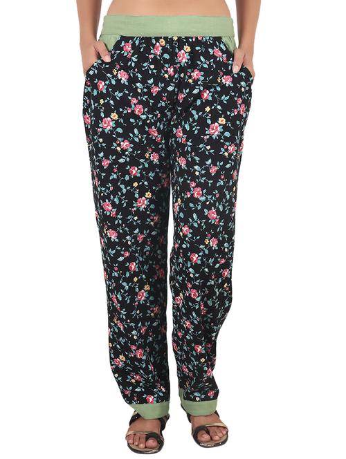 black floral pajama - 14553493 - Standard Image - 1