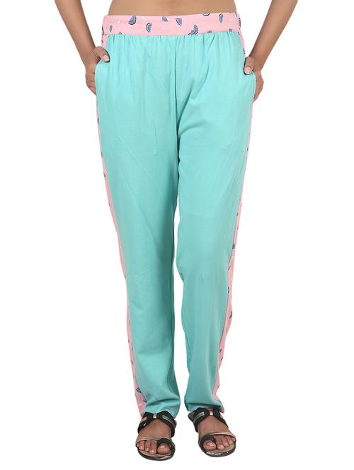 green printed pajama - 14553494 - Standard Image - 1