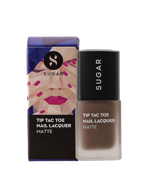 SUGAR Tip Tac Toe Nail Lacquer - 053 Bow Brown (Deep?Taupe?Matte) - 14554118 - Standard Image - 1