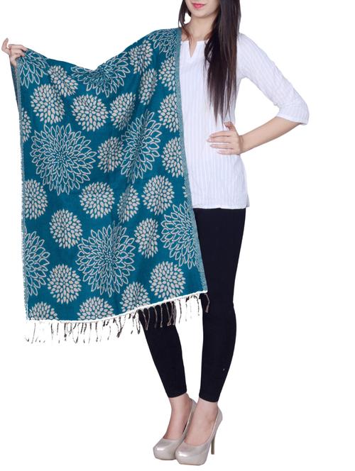 blue acrylic shawl - 14554927 - Very Small Image - 1