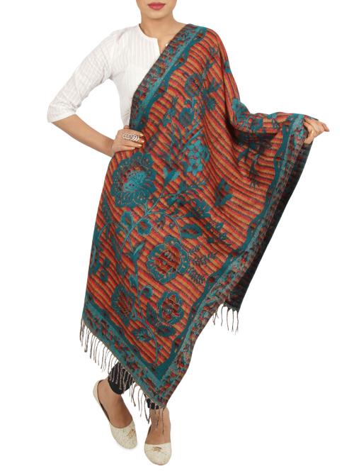 multi colored acrylic shawl - 14554938 - Very Small Image - 1