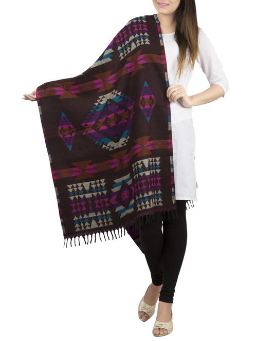 multi colored acrylic shawl - 14554942 - Very Small Image - 1