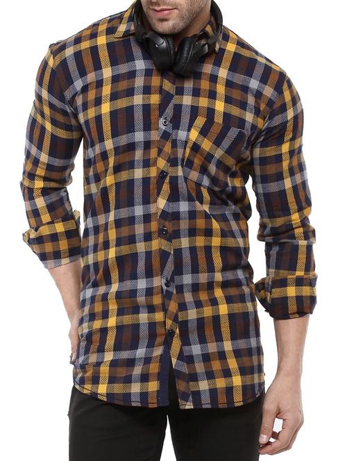 multi cotton casual shirt - 14555328 - Very Small Image - 1
